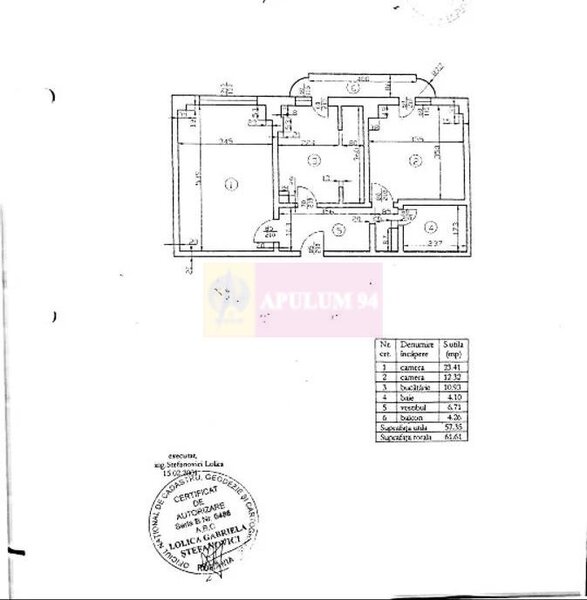 Vanzare apartament de 2 camere Calea Calarasilor- Matei Basarab